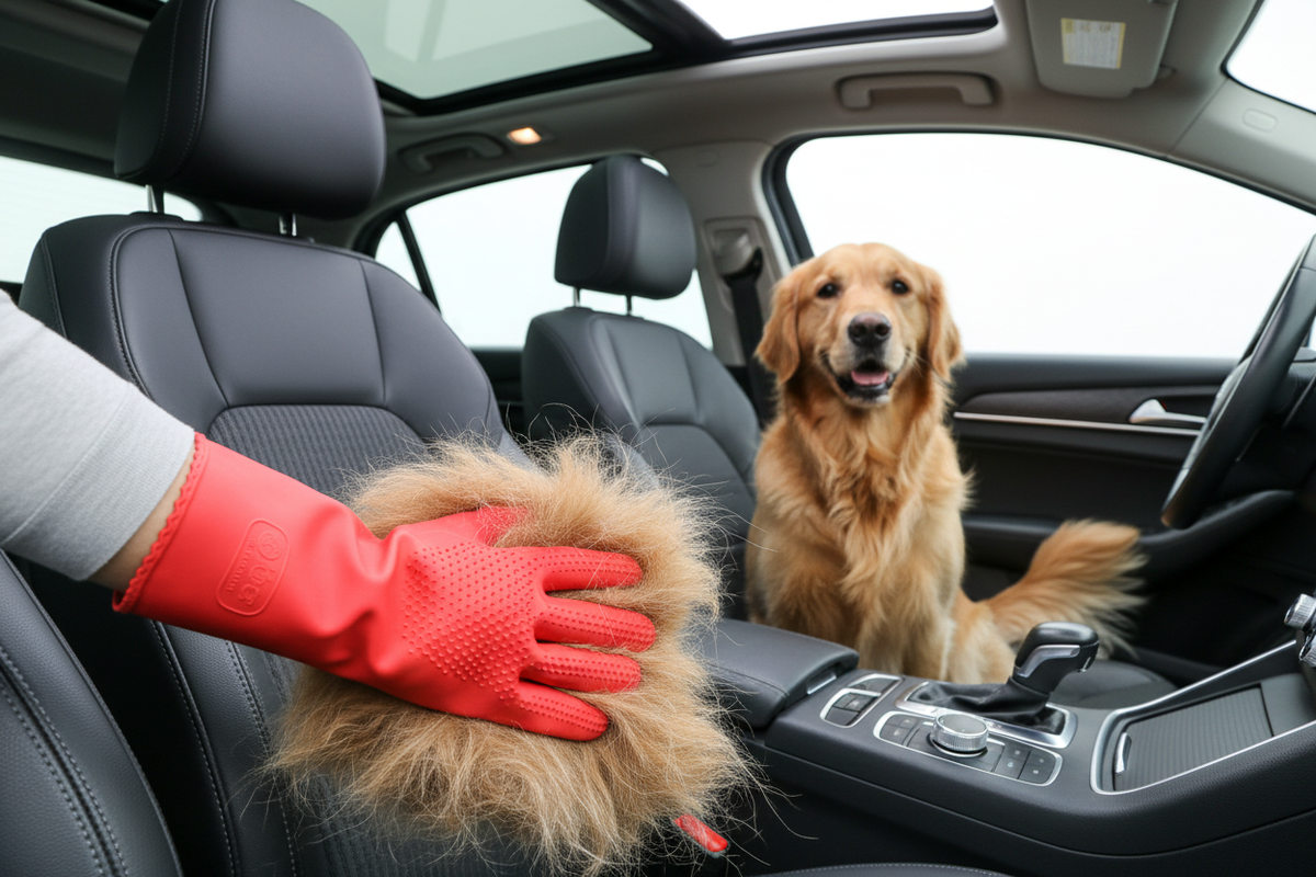 How to Get Dog Hair Out of Car Seats Easily