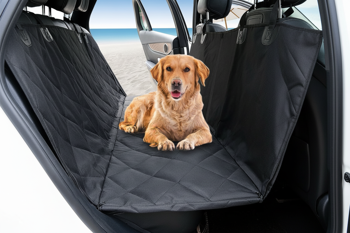 How to Keep a Dog From Falling Between Car Seats