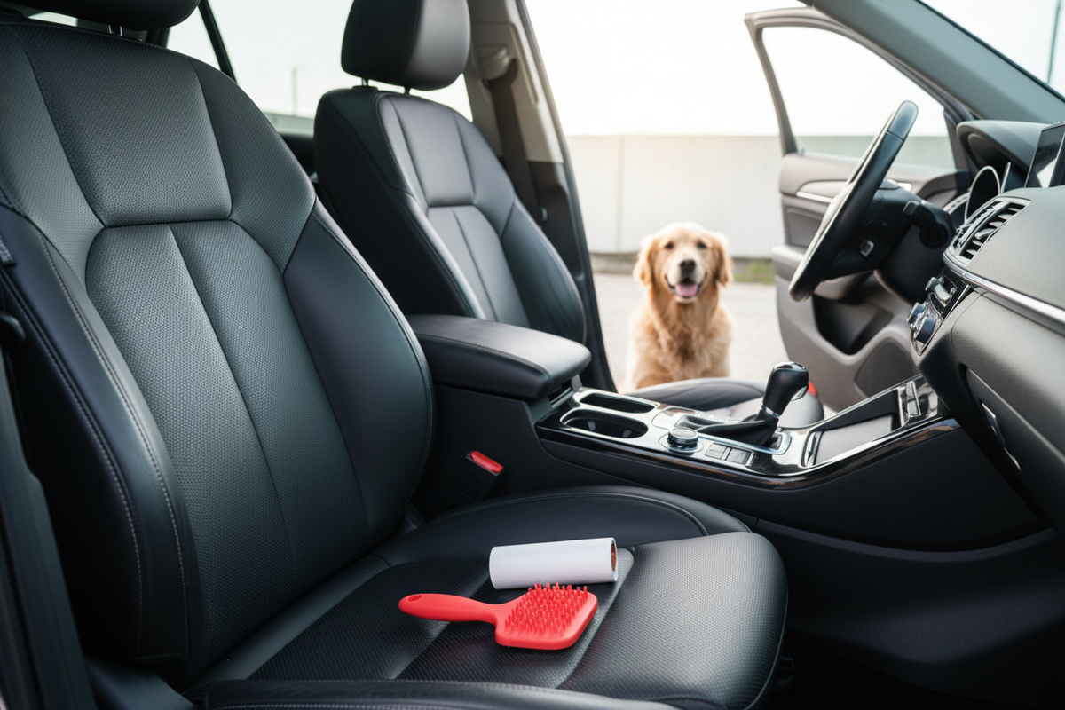 How to Keep Dog Hair Off Your Car Seats