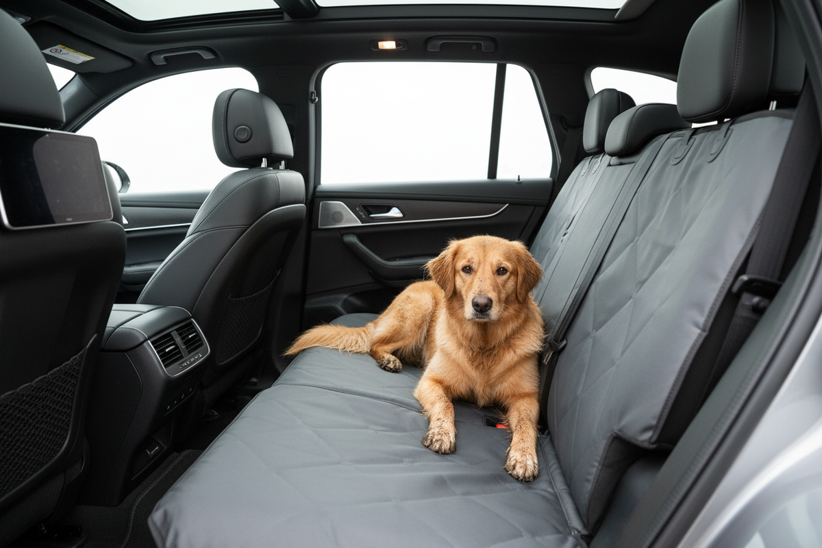 How to Protect Your Back Seat From Dog Hair and Dirt